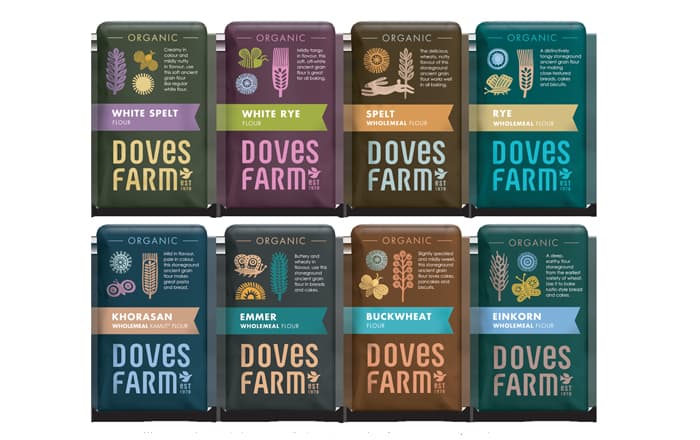 Organic Flour Brand Doves Farm Unveils Vibrant New Look.