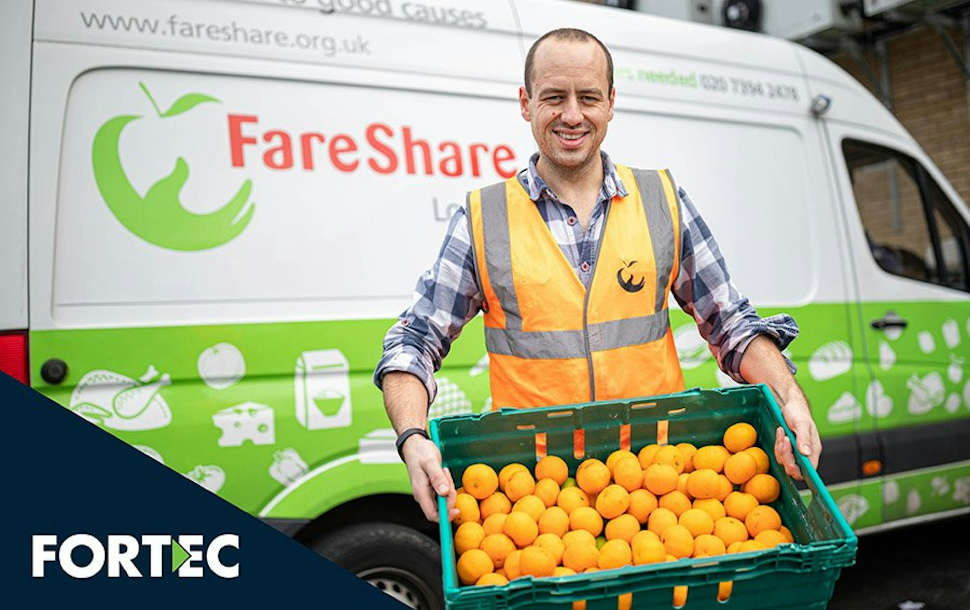 Fortec is working with FareShare to help fight hunger in the UK