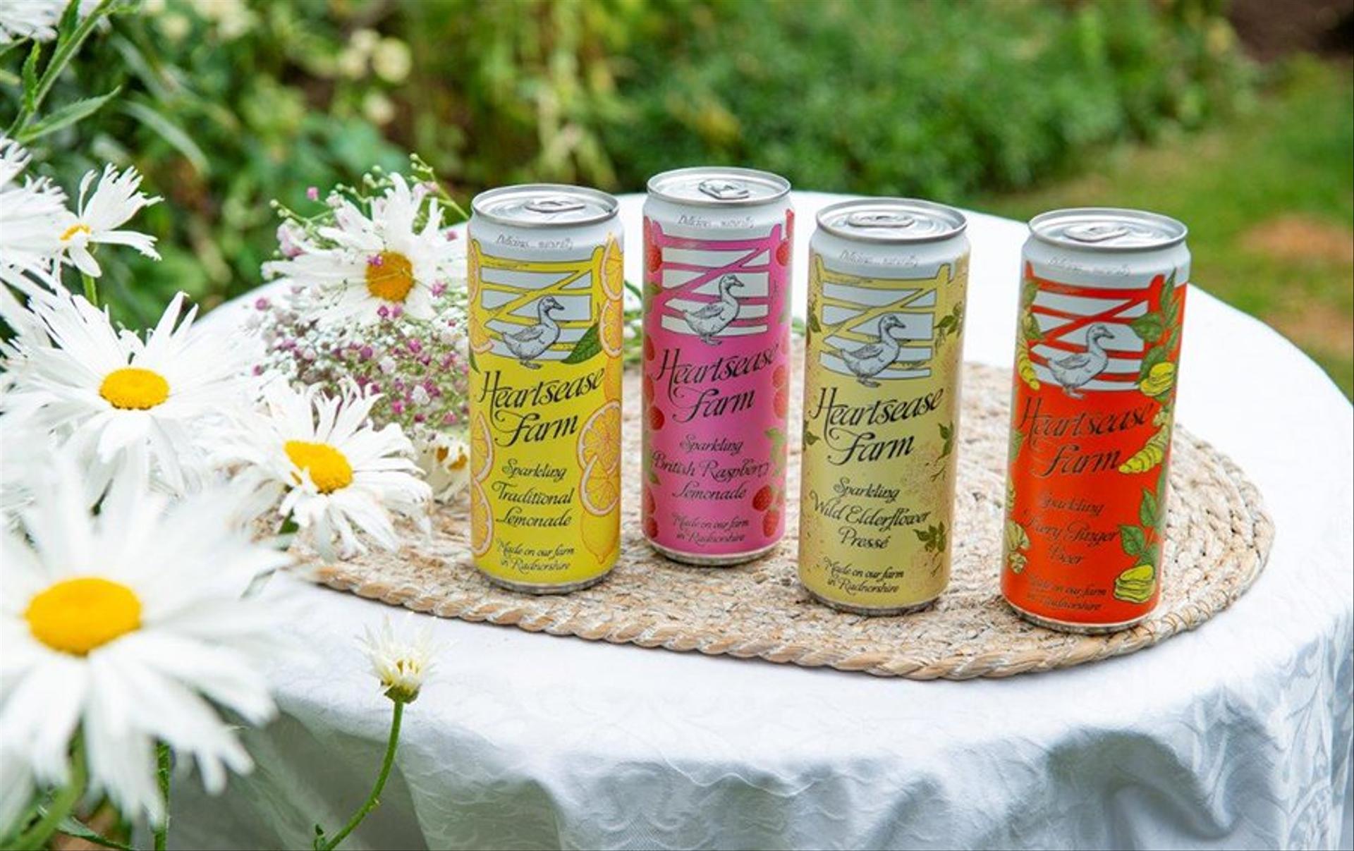 Heartsease Farm sparkling pressé now in cans