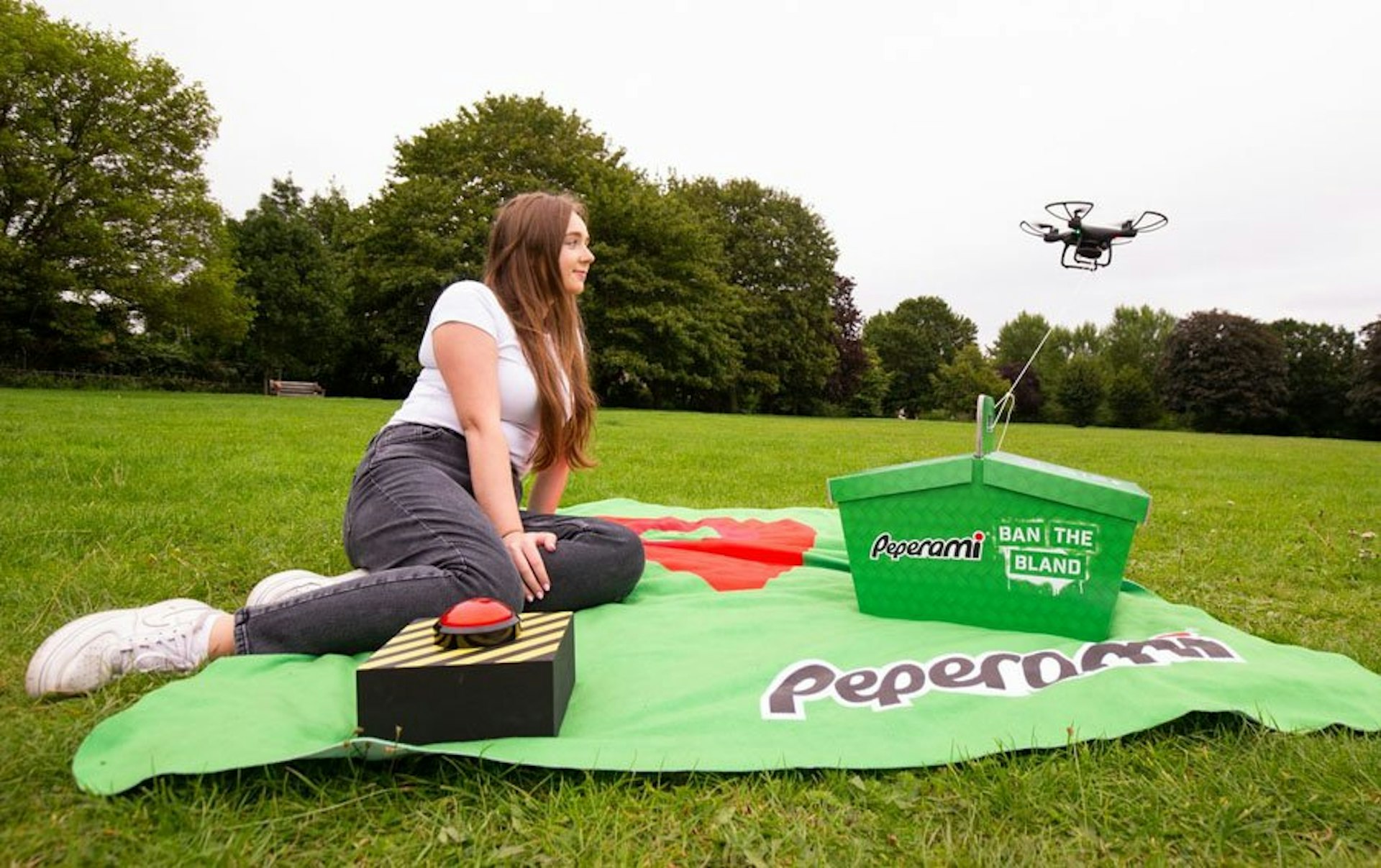 Picnic panic: Peperami unveil the UK’s first GPS picnic blanket