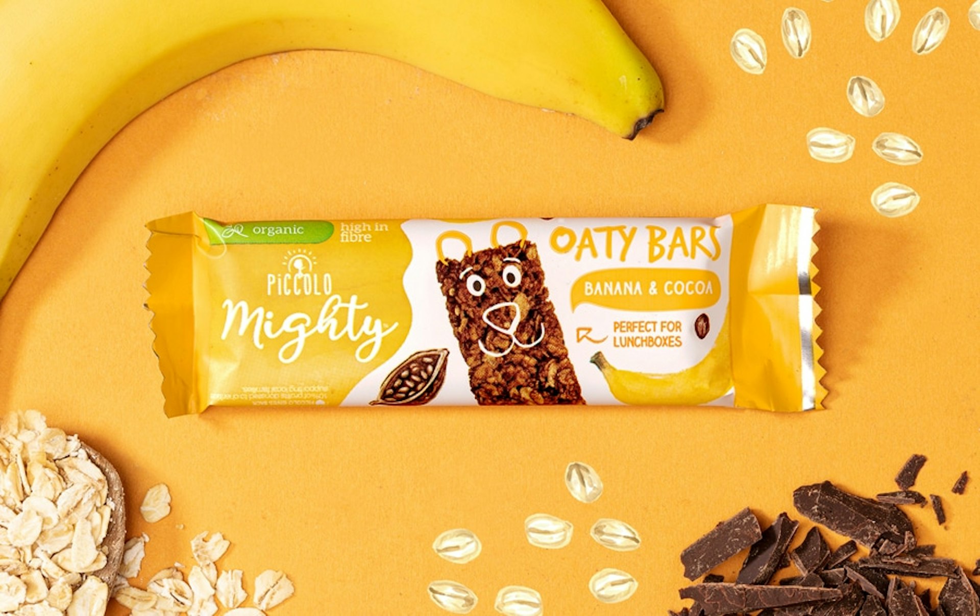 Piccolo expands snack range with new high-fibre Oaty Bars and duo of Multigrain Puffs