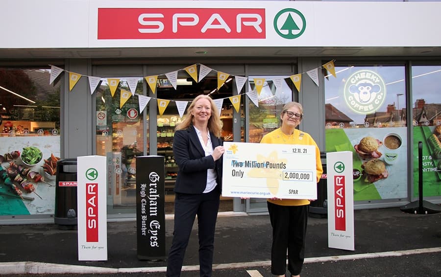 SPAR UK raises £2 million for Marie Curie