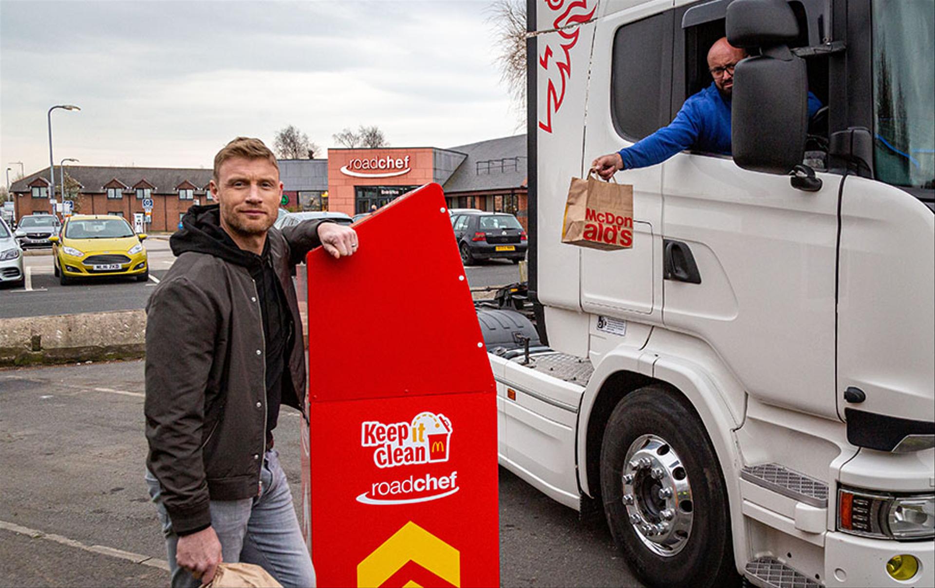 Roadchef and McDonald’s UK team up to combat litter