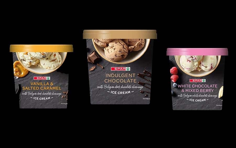 SPAR launches three premium-inspired own label ice cream flavours