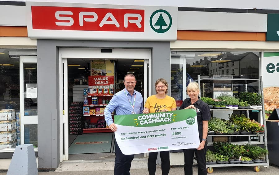 SPAR announces winners of the  2023 UK £100k Community Cashback scheme