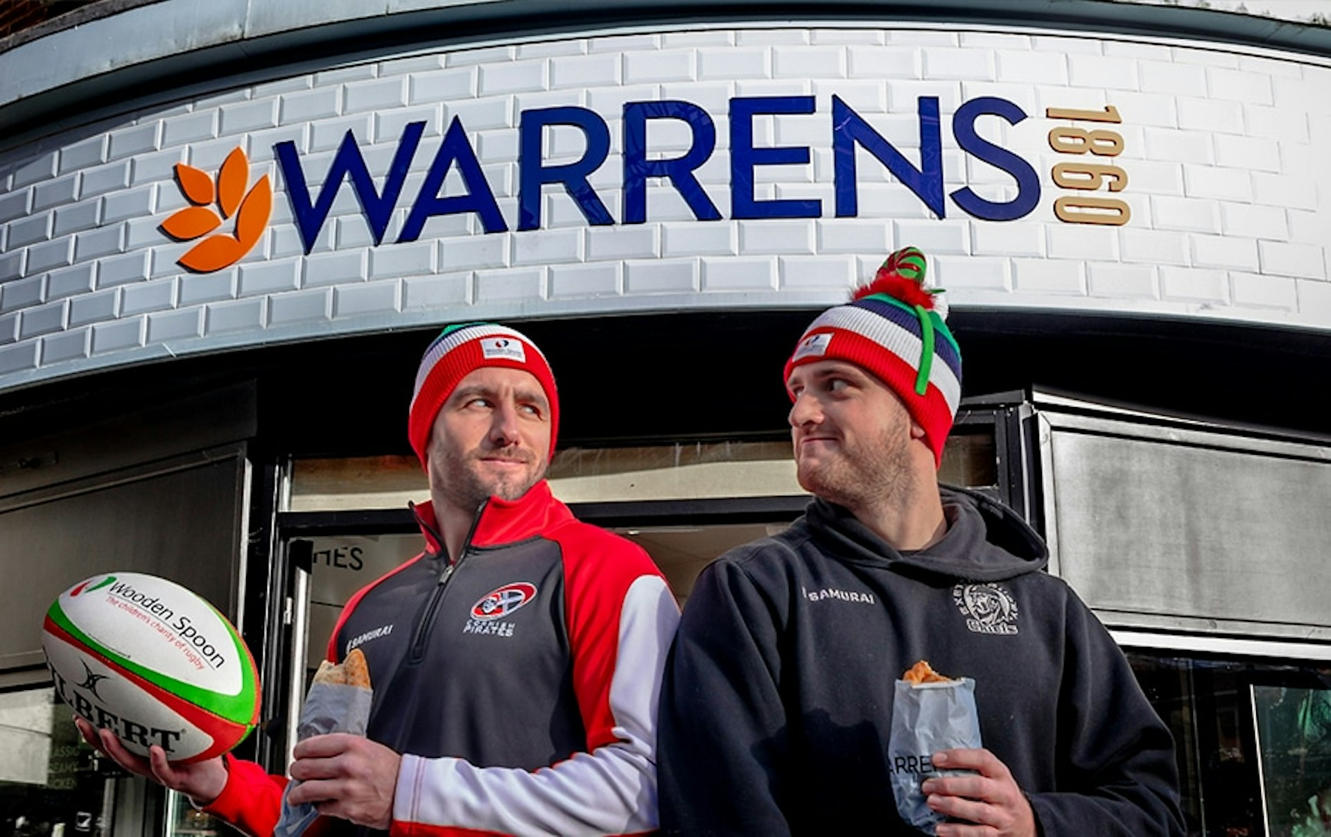 Warrens Bakery raise over £2,000 for the charity Wooden Spoon