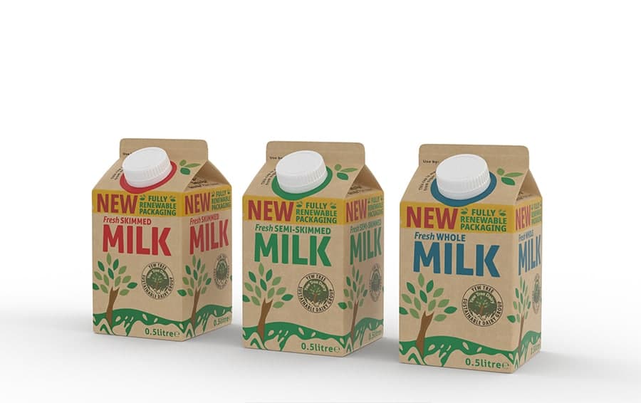 Brakes introduces the first plant-based milk packaging