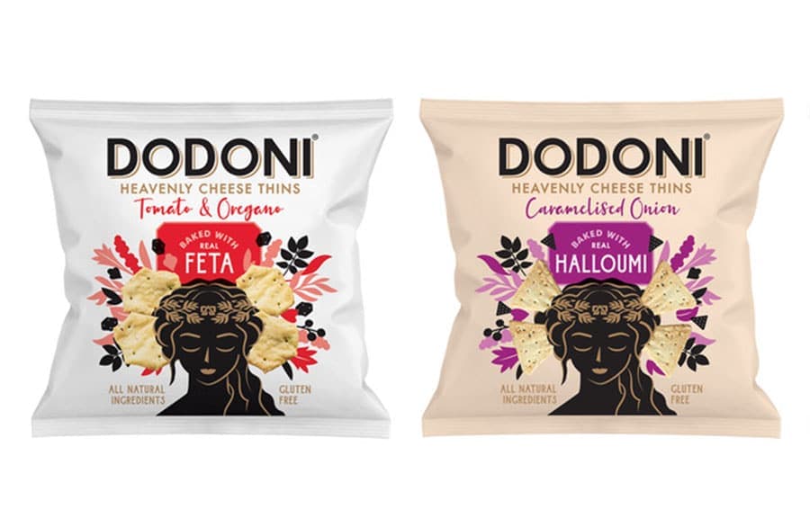 Dodoni’s award winning Halloumi and Feta Cheese Thins secure listing with online grocer Ocado
